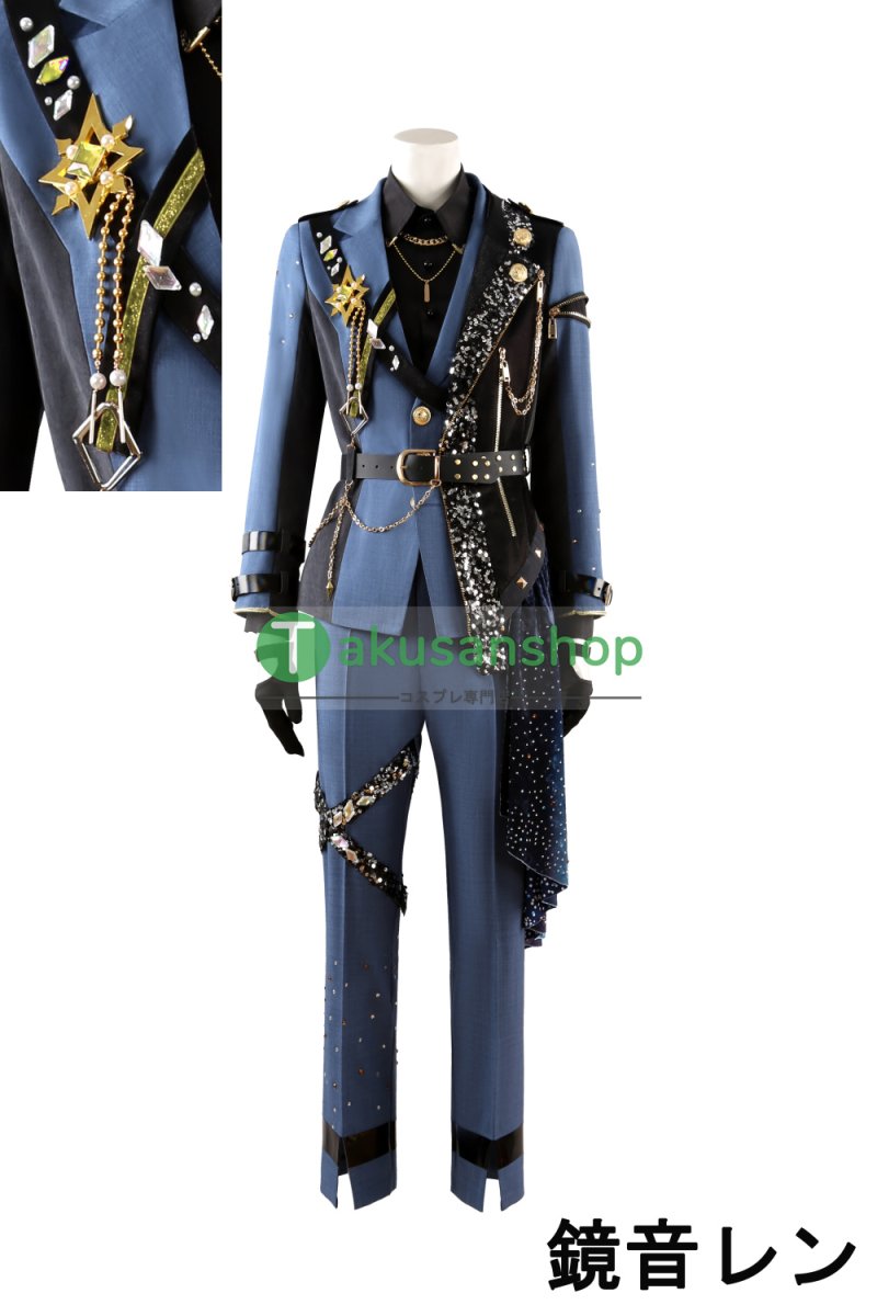 画像32: プロセカ×あんスタ プロジェクトセカイ  あんさんぶるスターズ コラボ フュージョン DI:Verse 守沢千秋 天馬司 漣ジュン 東雲彰人 瀬名泉 青柳冬弥 逆先夏目 神代類  カイト KAITO 鏡音レン 風 コスチューム コスプレ衣装 オーダーメイド (32)