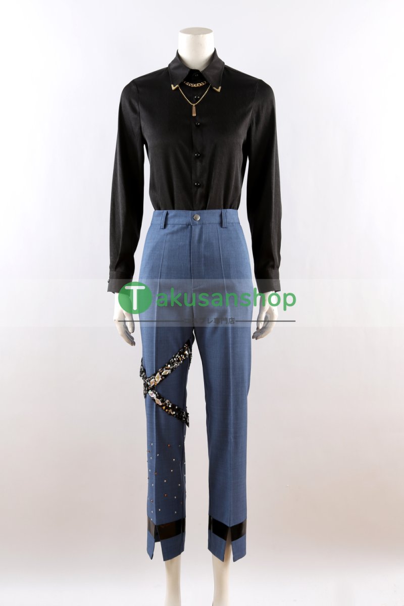 画像5: プロセカ×あんスタ プロジェクトセカイ  あんさんぶるスターズ コラボ フュージョン DI:Verse 守沢千秋 天馬司 漣ジュン 東雲彰人 瀬名泉 青柳冬弥 逆先夏目 神代類  カイト KAITO 鏡音レン 風 コスチューム コスプレ衣装 オーダーメイド (5)