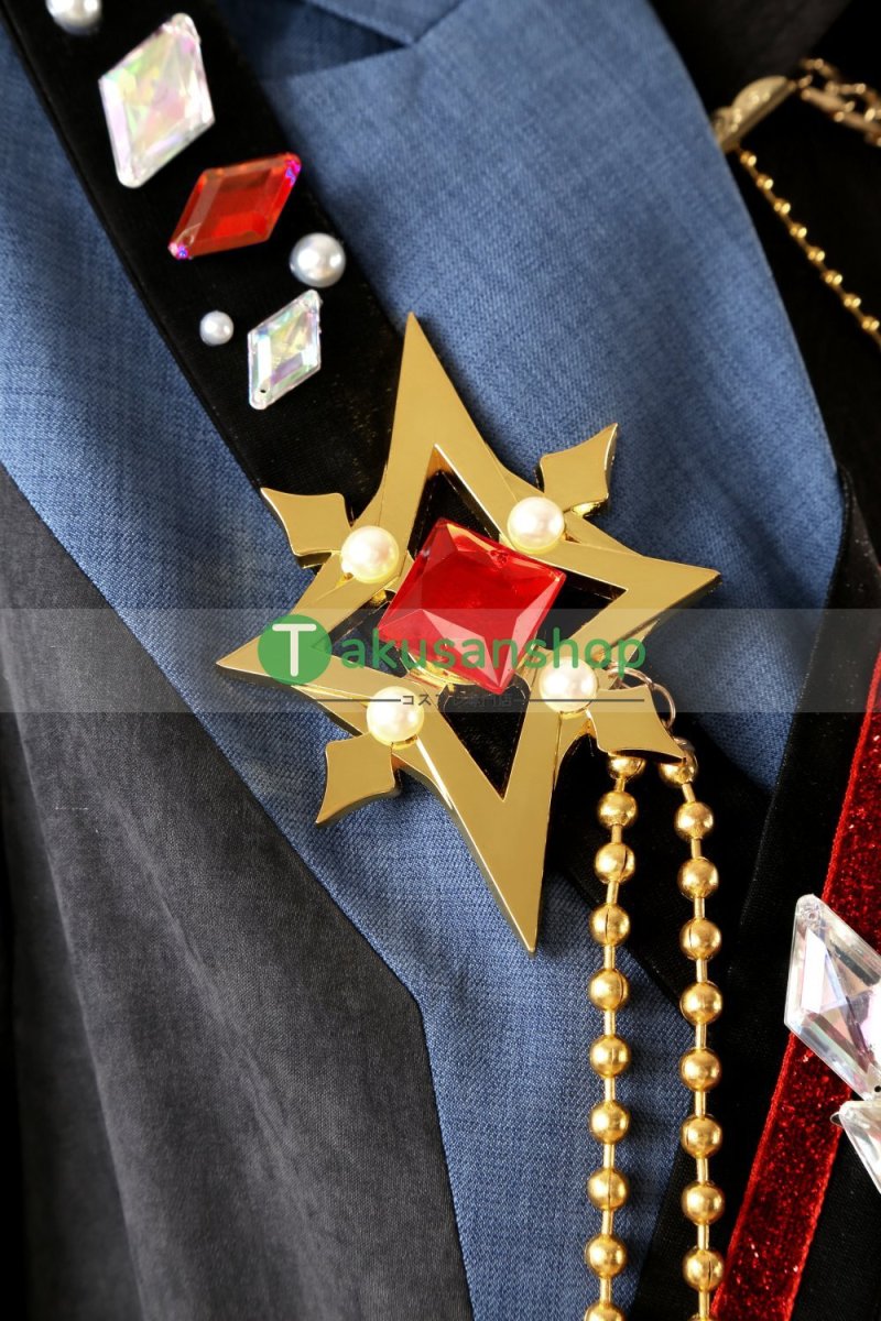 画像8: プロセカ×あんスタ プロジェクトセカイ  あんさんぶるスターズ コラボ フュージョン DI:Verse 守沢千秋 天馬司 漣ジュン 東雲彰人 瀬名泉 青柳冬弥 逆先夏目 神代類  カイト KAITO 鏡音レン 風 コスチューム コスプレ衣装 オーダーメイド (8)