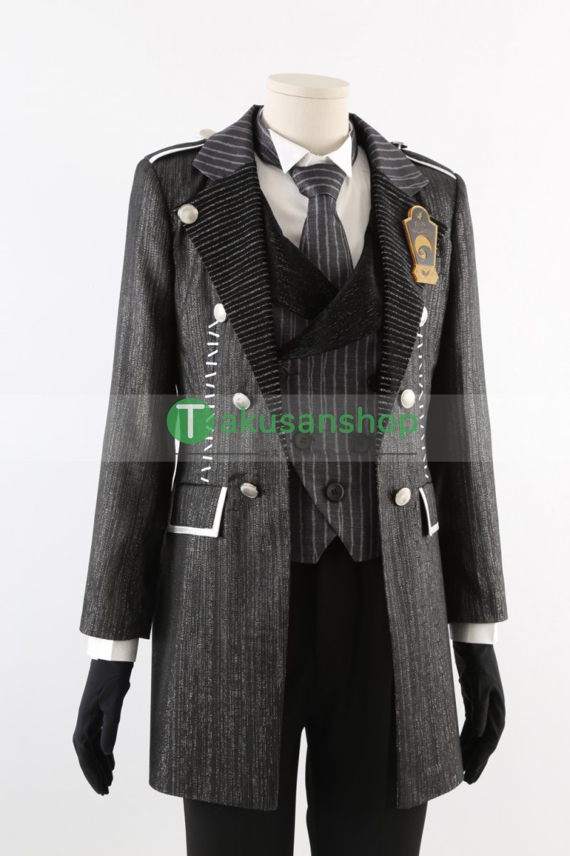 画像5: ツイステ ツイステッドワンダーランド  2024 ハロウィン  ナイトメアースーツ  Malleus マレウス   風 コスチューム コスプレ衣装 オーダーメイド (5)