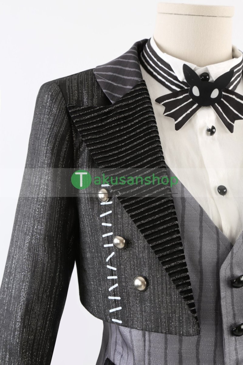 画像6: ツイステ ツイステッドワンダーランド  2024 ハロウィン  ナイトメアースーツ  ヴィル  Vil   風 コスチューム コスプレ衣装 オーダーメイド (6)