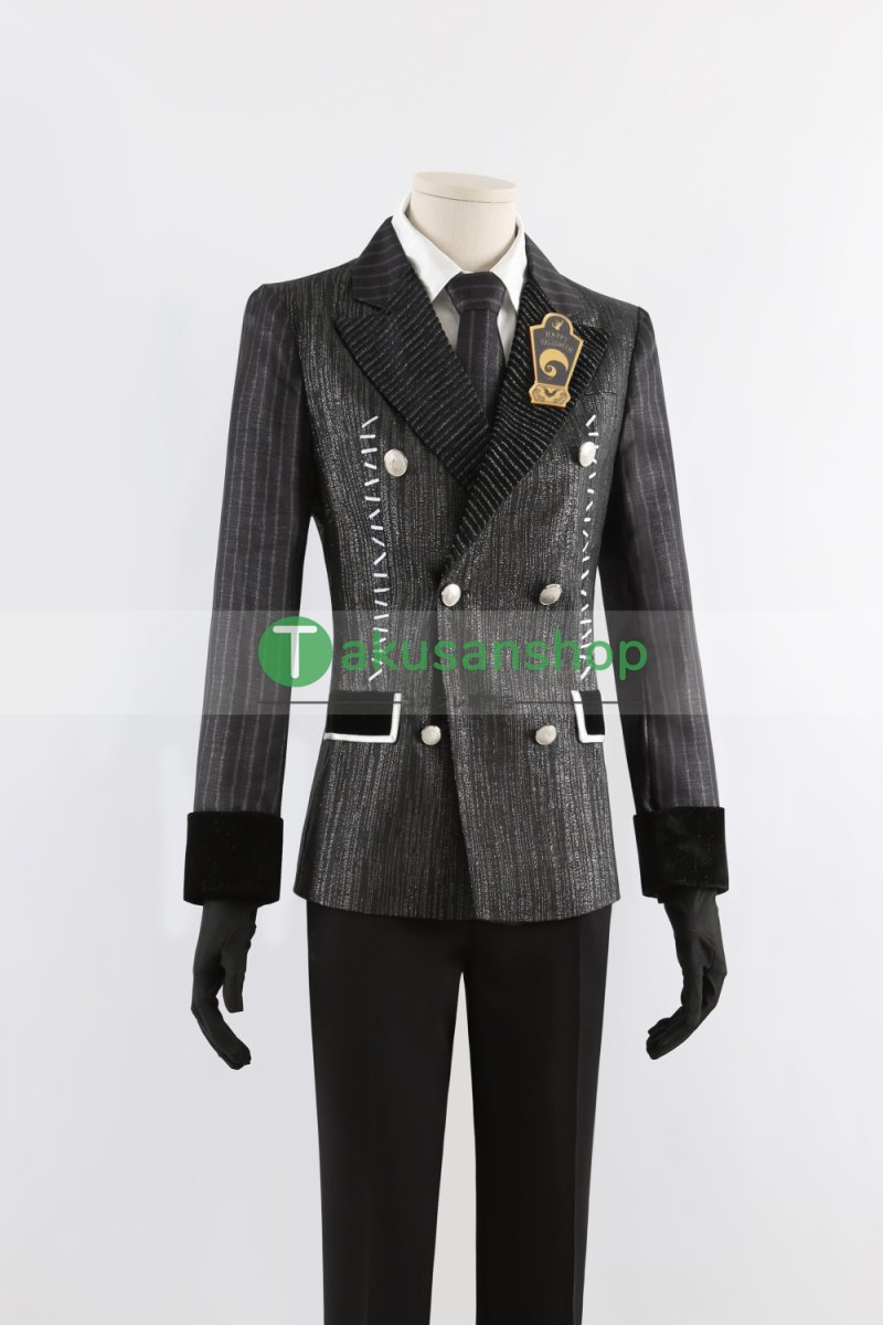 画像5: ツイステ ツイステッドワンダーランド  2024 ハロウィン  ナイトメアースーツ  アズール　Azul   風 コスチューム コスプレ衣装 オーダーメイド (5)