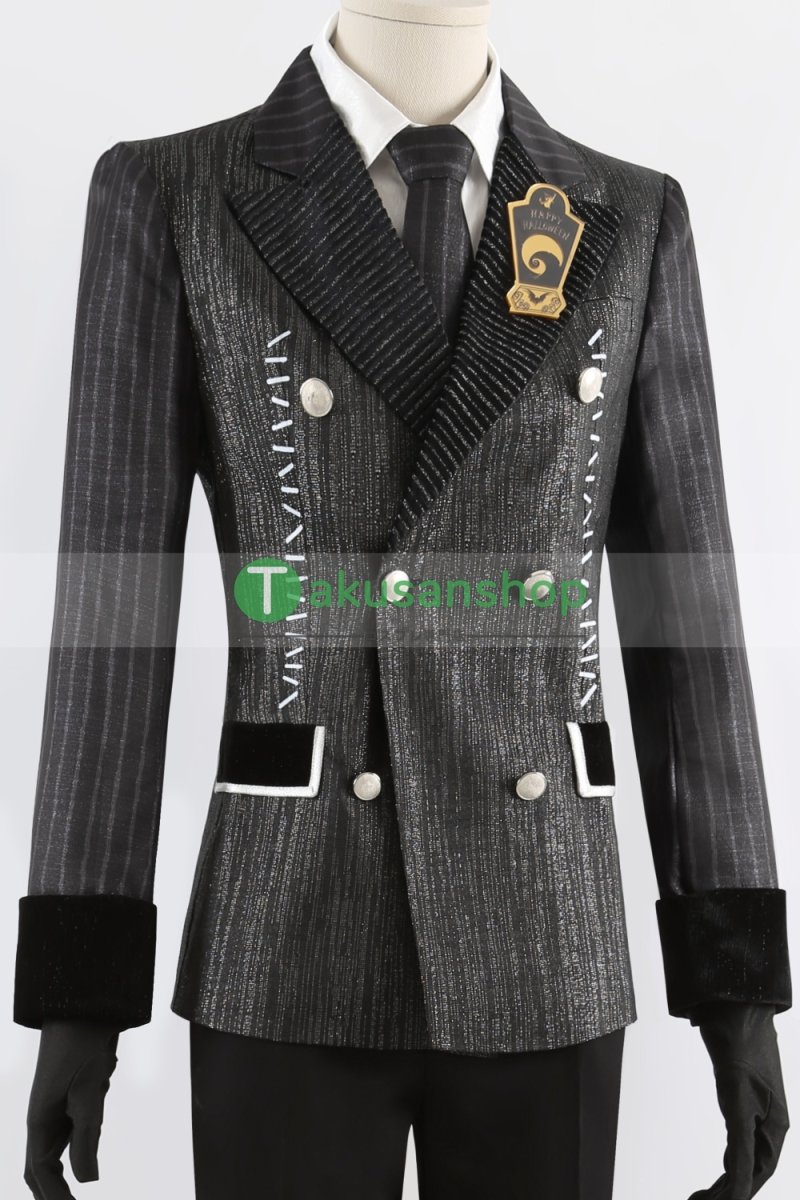 画像6: ツイステ ツイステッドワンダーランド  2024 ハロウィン  ナイトメアースーツ  アズール　Azul   風 コスチューム コスプレ衣装 オーダーメイド (6)