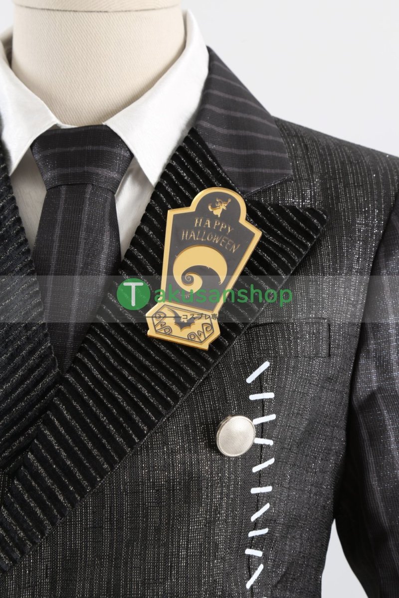 画像8: ツイステ ツイステッドワンダーランド  2024 ハロウィン  ナイトメアースーツ  アズール　Azul   風 コスチューム コスプレ衣装 オーダーメイド (8)