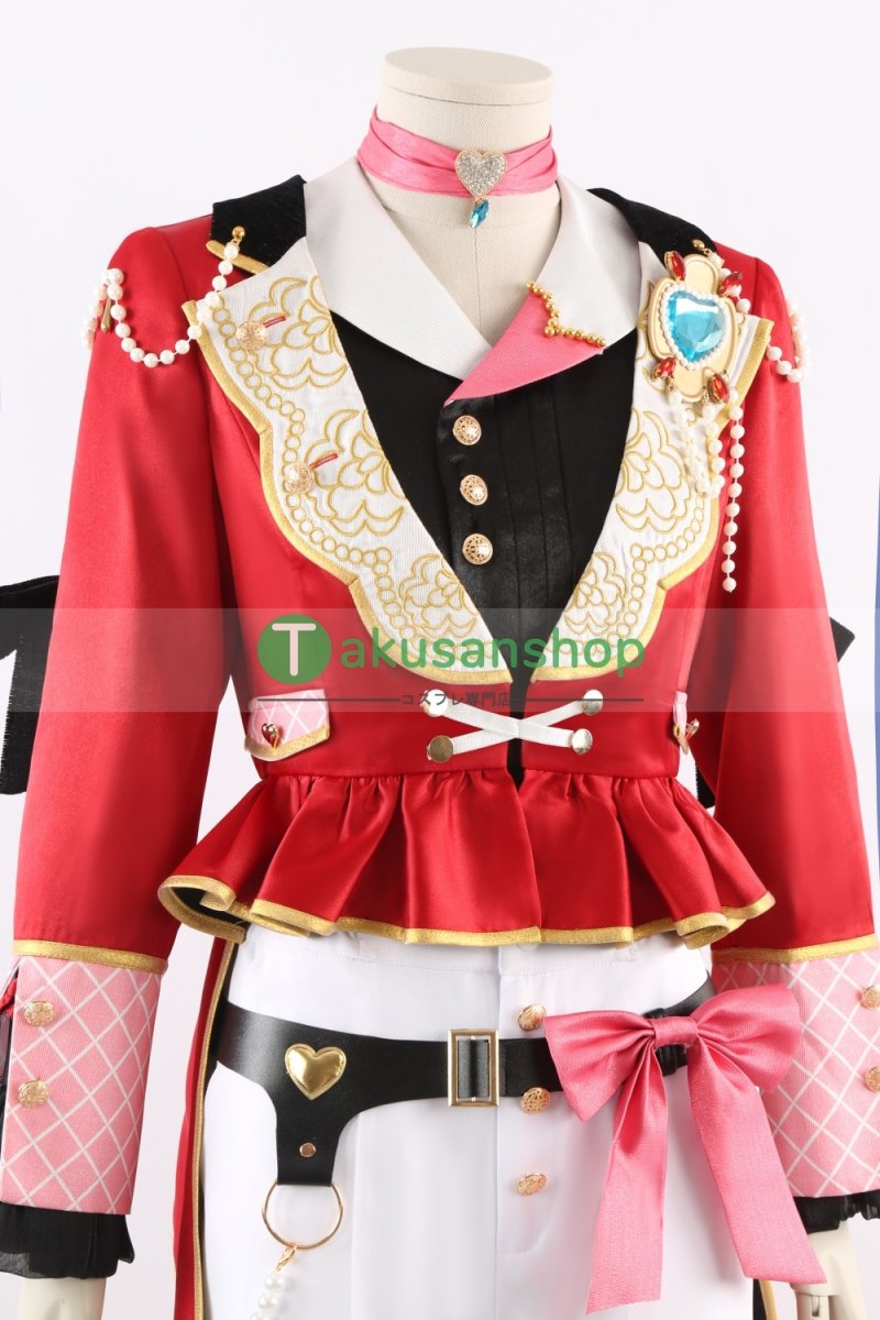 画像5: あんスタ あんさんぶるスターズ  試恋 ステップで踊るブコレクター Heart Collector バレンタイン Knights 鳴上嵐  朱桜司 月永レオ 瀬名泉 朔間凛月  風 コスチューム コスプレ衣装 オーダーメイド (5)