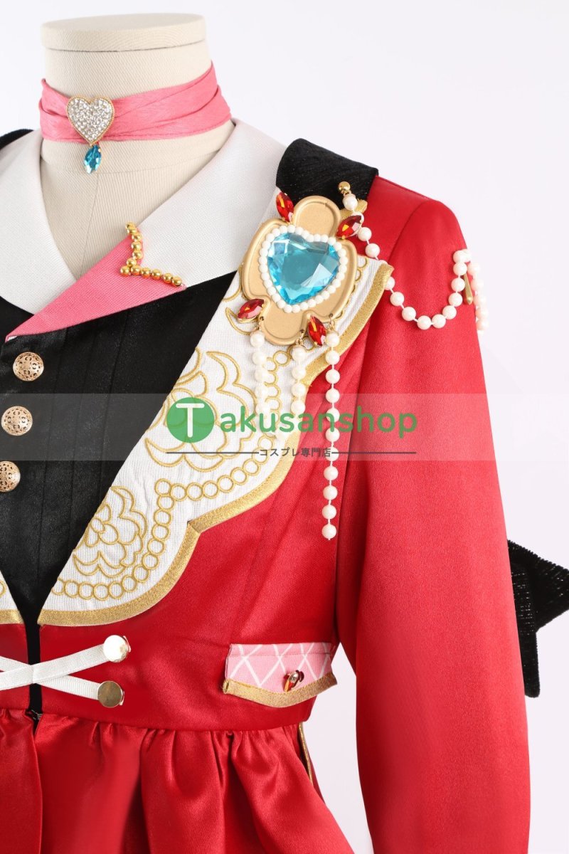 画像8: あんスタ あんさんぶるスターズ  試恋 ステップで踊るブコレクター Heart Collector バレンタイン Knights 鳴上嵐  朱桜司 月永レオ 瀬名泉 朔間凛月  風 コスチューム コスプレ衣装 オーダーメイド (8)