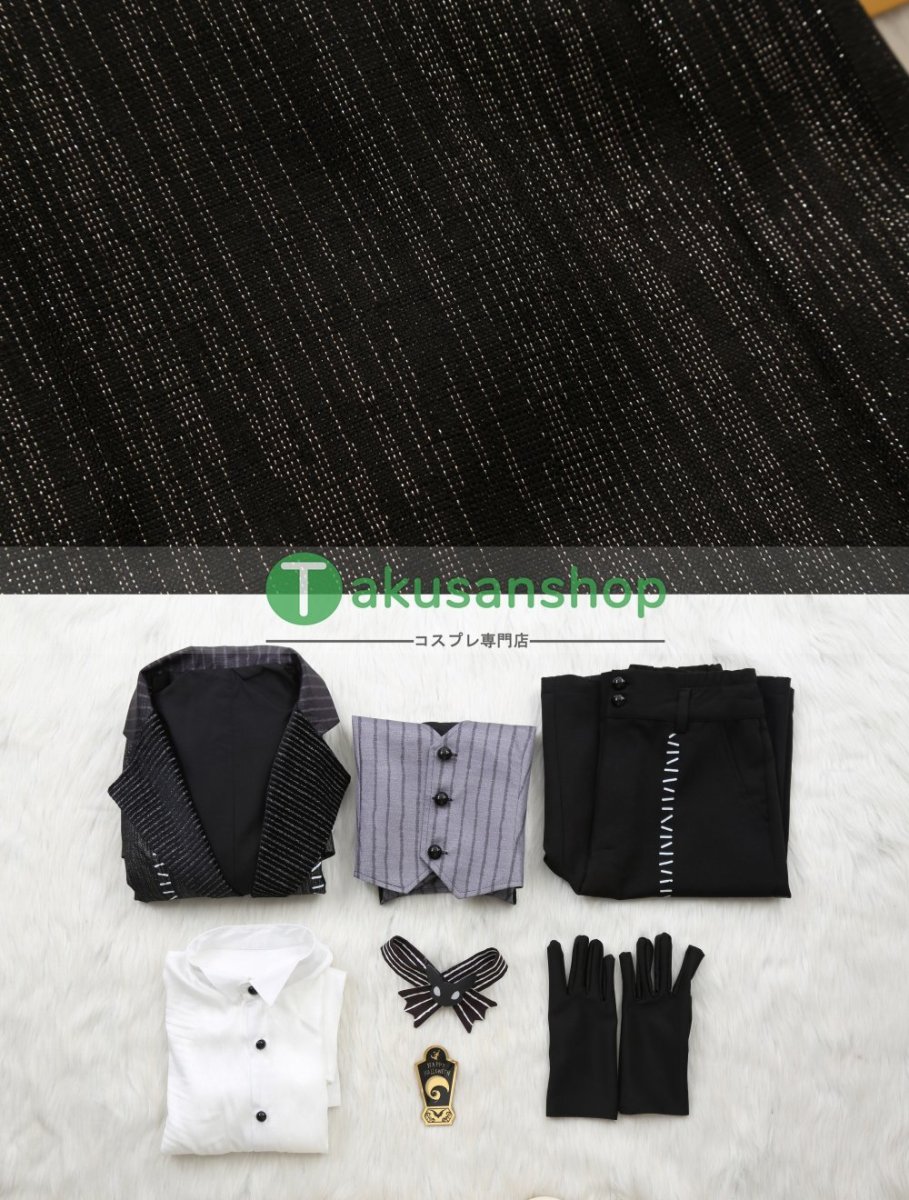 画像15: ツイステ ツイステッドワンダーランド  2024 ハロウィン  ナイトメアースーツ  エペル Epel   風 コスチューム コスプレ衣装 オーダーメイド (15)