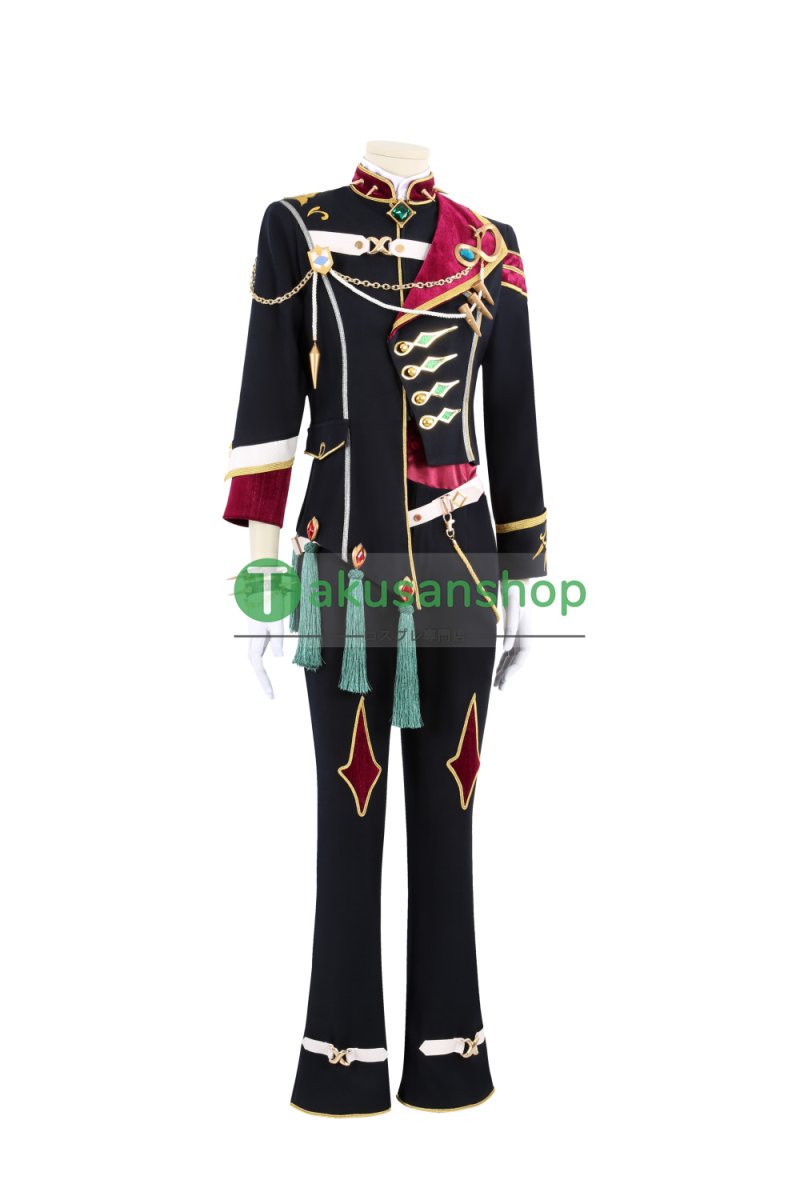 画像2: あんスタ あんさんぶるスターズ  Slither ウロボロスと地底の住処  円環のRefraction 七種茨 乱凪砂 巴日和 漣ジュン 風 コスチューム コスプレ衣装 オーダーメイド (2)