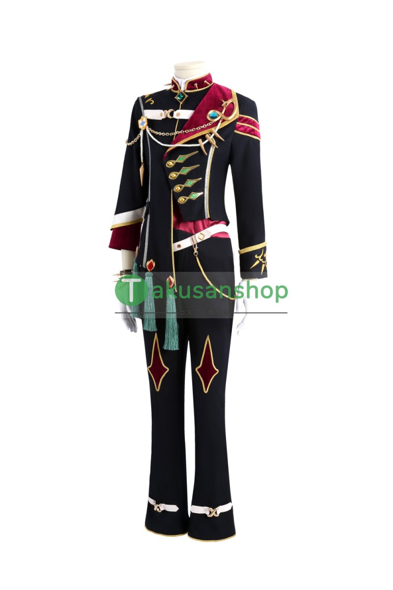 画像3: あんスタ あんさんぶるスターズ  Slither ウロボロスと地底の住処  円環のRefraction 七種茨 乱凪砂 巴日和 漣ジュン 風 コスチューム コスプレ衣装 オーダーメイド (3)