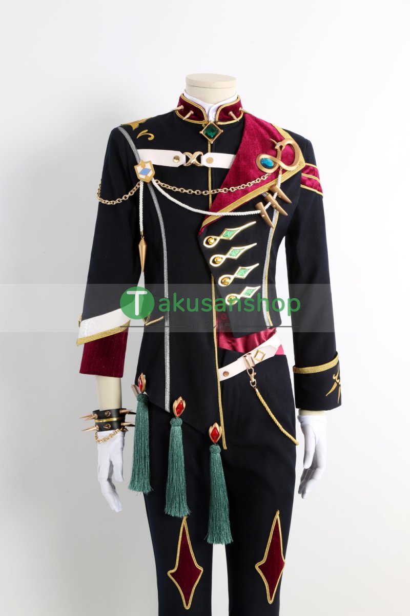 画像5: あんスタ あんさんぶるスターズ  Slither ウロボロスと地底の住処  円環のRefraction 七種茨 乱凪砂 巴日和 漣ジュン 風 コスチューム コスプレ衣装 オーダーメイド (5)