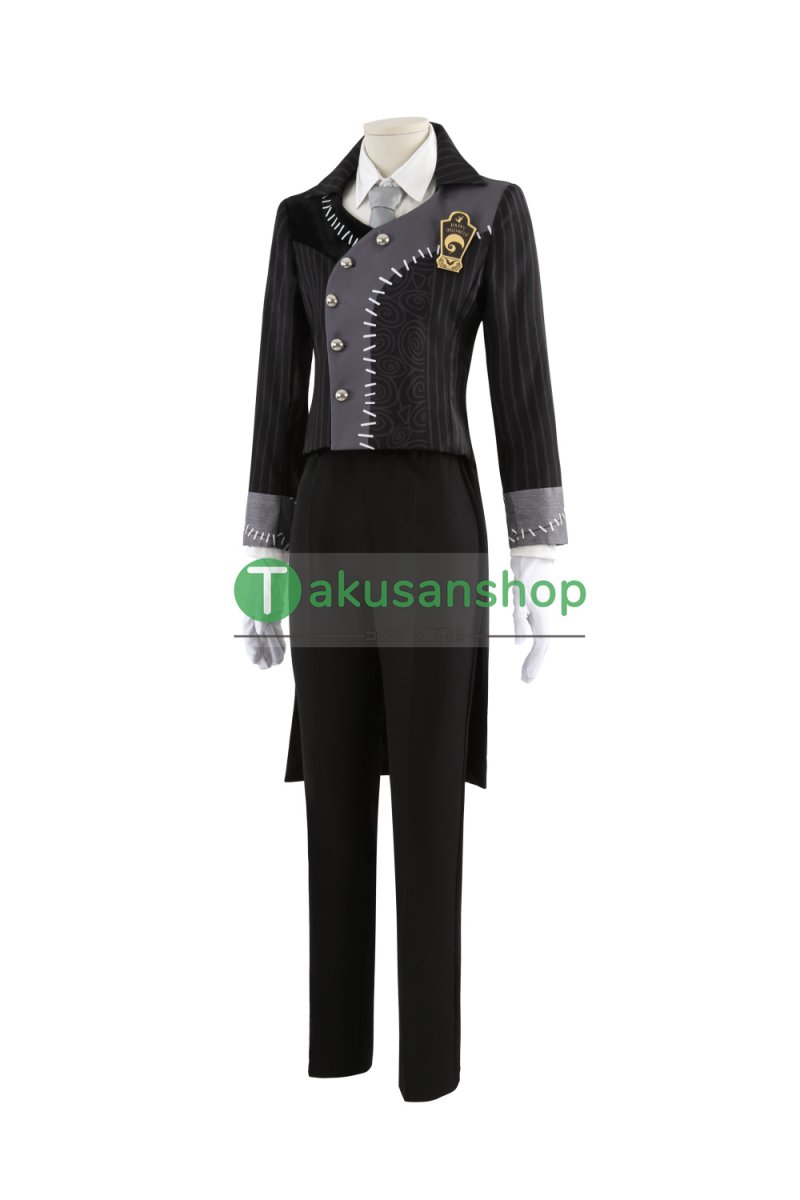 画像3: ツイステ ツイステッドワンダーランド  2024 ハロウィン  ナイトメアースーツ  ジェイド Jade    風 コスチューム コスプレ衣装 オーダーメイド (3)