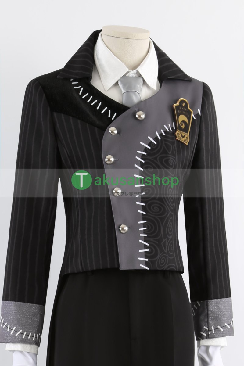 画像6: ツイステ ツイステッドワンダーランド  2024 ハロウィン  ナイトメアースーツ  ジェイド Jade    風 コスチューム コスプレ衣装 オーダーメイド (6)