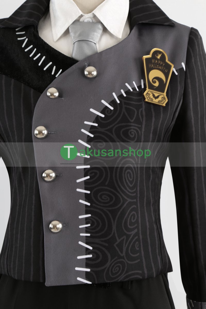 画像7: ツイステ ツイステッドワンダーランド  2024 ハロウィン  ナイトメアースーツ  ジェイド Jade    風 コスチューム コスプレ衣装 オーダーメイド (7)