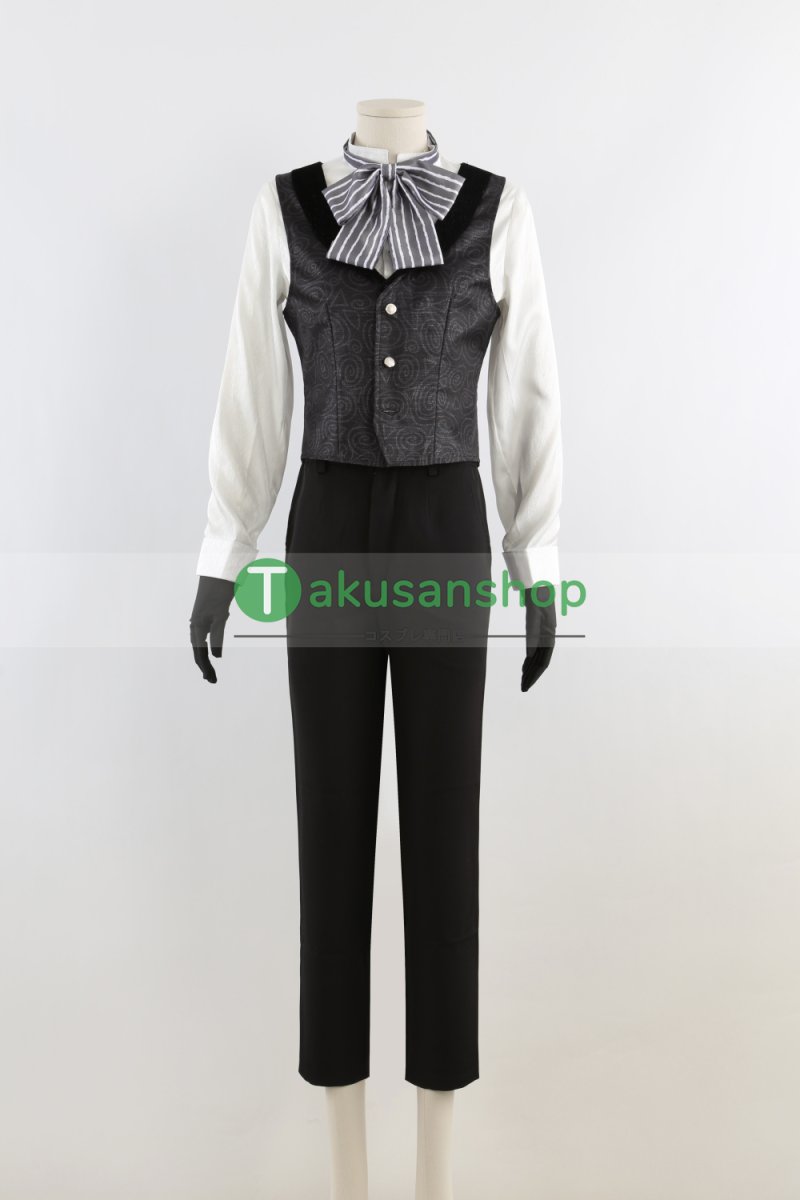 画像12: ツイステ ツイステッドワンダーランド  2024 ハロウィン  ナイトメアースーツ  トレイ Trey   風 コスチューム コスプレ衣装 オーダーメイド (12)