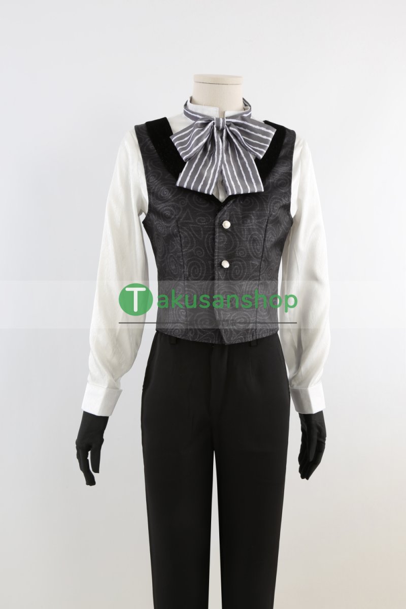 画像13: ツイステ ツイステッドワンダーランド  2024 ハロウィン  ナイトメアースーツ  トレイ Trey   風 コスチューム コスプレ衣装 オーダーメイド (13)