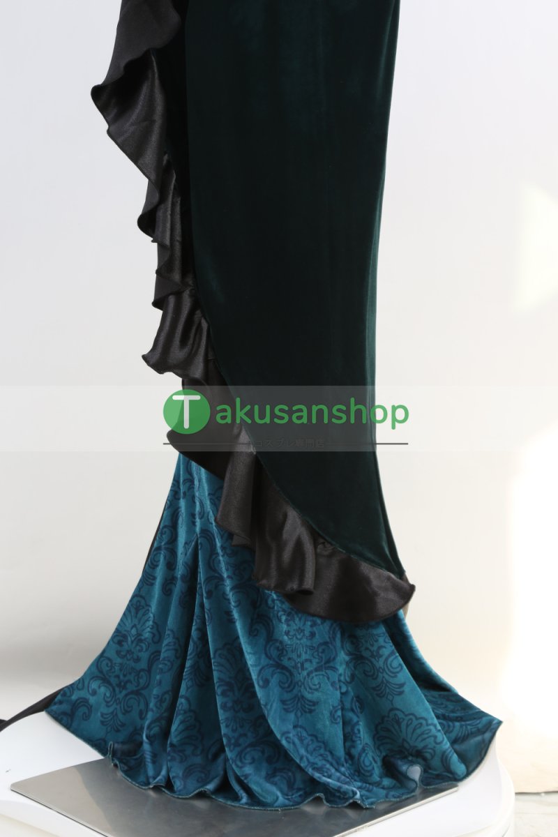 画像11: ツイステ ツイステッドワンダーランド ジェイド フロイドの母 ジョルジーナ  風 コスチューム コスプレ衣装 オーダーメイド (11)