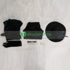 画像16: ツイステ ツイステッドワンダーランド ジェイド フロイドの母 ジョルジーナ  風 コスチューム コスプレ衣装 オーダーメイド (16)