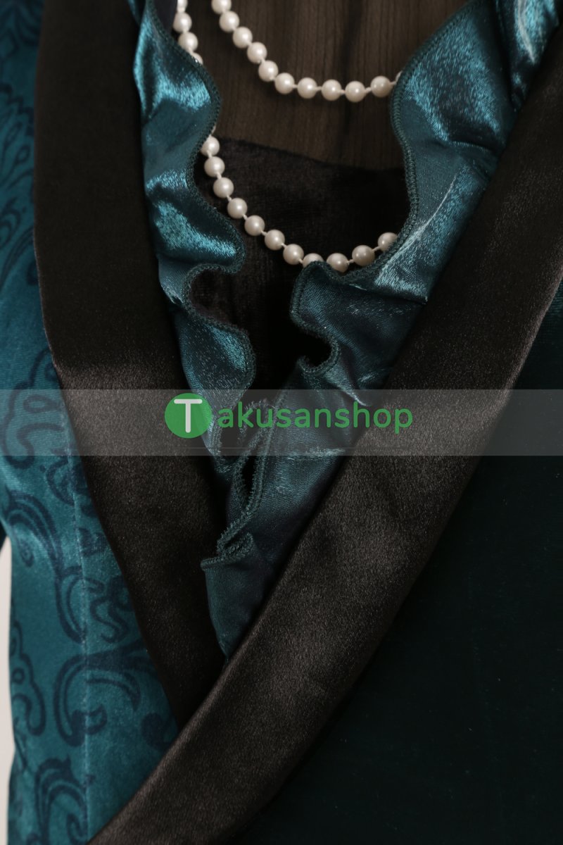 画像9: ツイステ ツイステッドワンダーランド ジェイド フロイドの母 ジョルジーナ  風 コスチューム コスプレ衣装 オーダーメイド (9)