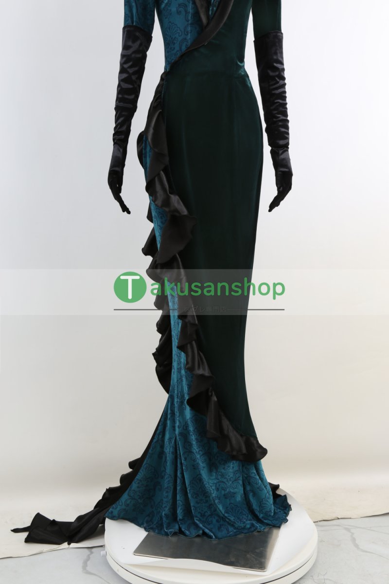 画像10: ツイステ ツイステッドワンダーランド ジェイド フロイドの母 ジョルジーナ  風 コスチューム コスプレ衣装 オーダーメイド (10)