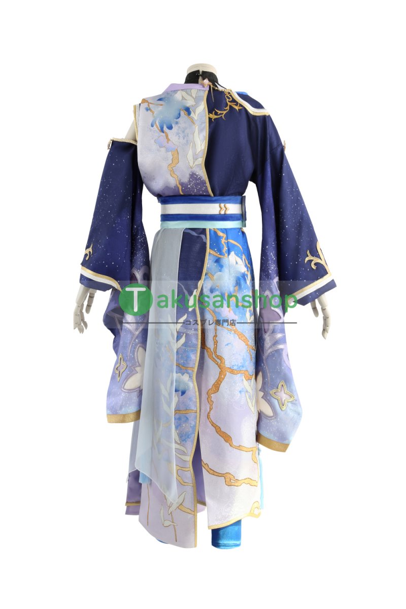 画像4: あんスタ あんさんぶるスターズ   君恋志願 瑠璃茉莉 ルリマツリ 明星スバル 瀬名泉 葵ゆうた 礼瀬マヨイ 深海奏汰 風 コスチューム コスプレ衣装 オーダーメイド (4)