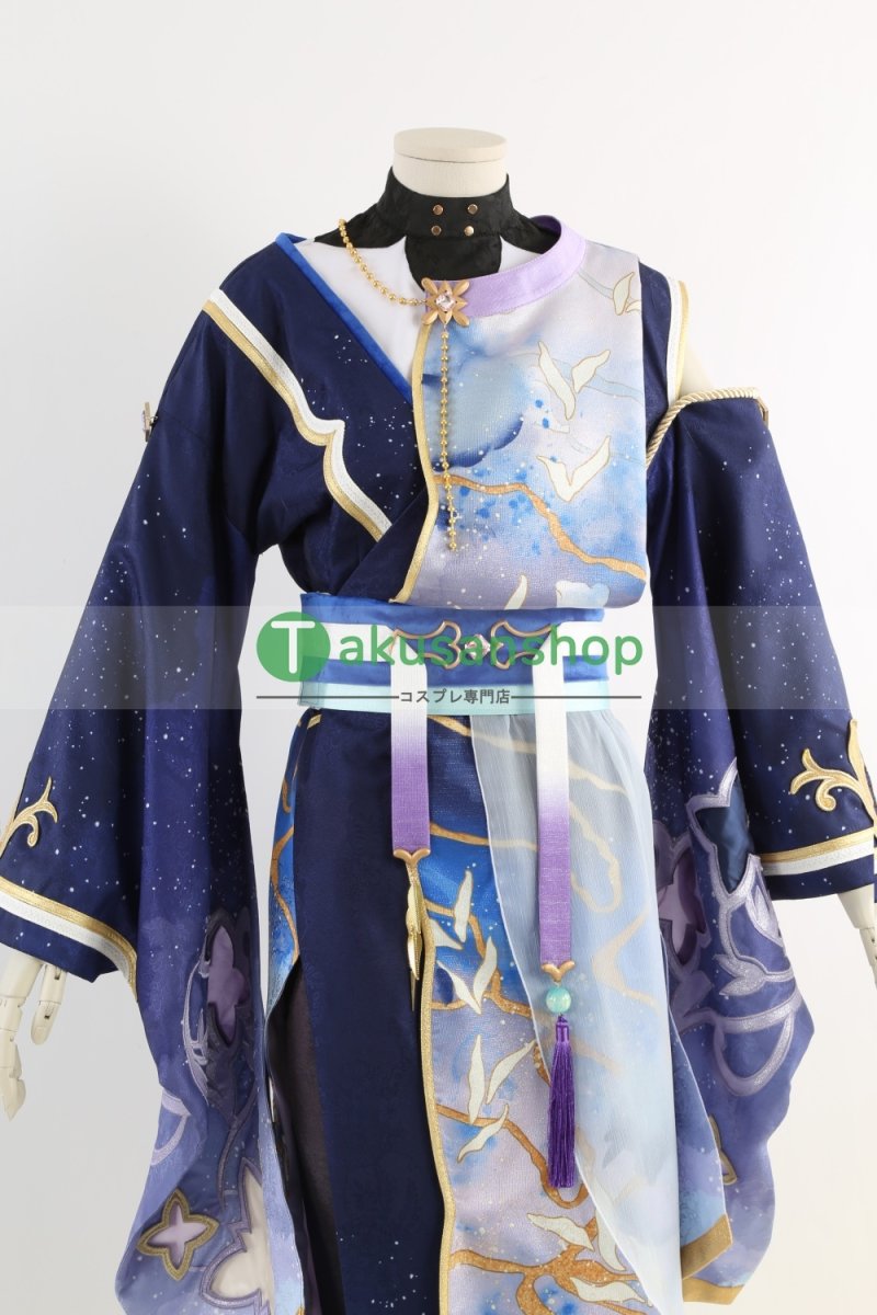 画像6: あんスタ あんさんぶるスターズ   君恋志願 瑠璃茉莉 ルリマツリ 明星スバル 瀬名泉 葵ゆうた 礼瀬マヨイ 深海奏汰 風 コスチューム コスプレ衣装 オーダーメイド (6)