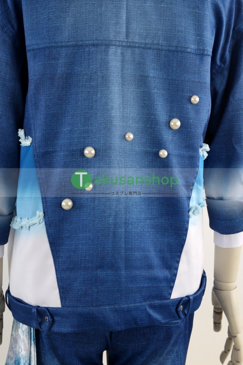 画像17: あんスタ あんさんぶるスターズ   十周年 Deep into you  Neptu  ネプトゥ 乙狩アドニス 神崎颯馬 遊木真 深海奏汰 月永レオ 青葉つむぎ 巴日和 風 コスチューム コスプレ衣装 オーダーメイド (17)