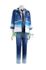 画像2: あんスタ あんさんぶるスターズ   十周年 Deep into you  Neptu  ネプトゥ 乙狩アドニス 神崎颯馬 遊木真 深海奏汰 月永レオ 青葉つむぎ 巴日和 風 コスチューム コスプレ衣装 オーダーメイド (2)