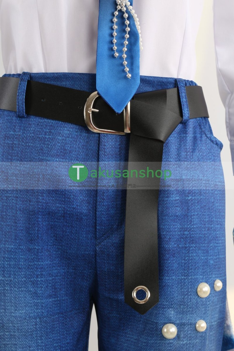 画像21: あんスタ あんさんぶるスターズ   十周年 Deep into you  Neptu  ネプトゥ 乙狩アドニス 神崎颯馬 遊木真 深海奏汰 月永レオ 青葉つむぎ 巴日和 風 コスチューム コスプレ衣装 オーダーメイド (21)