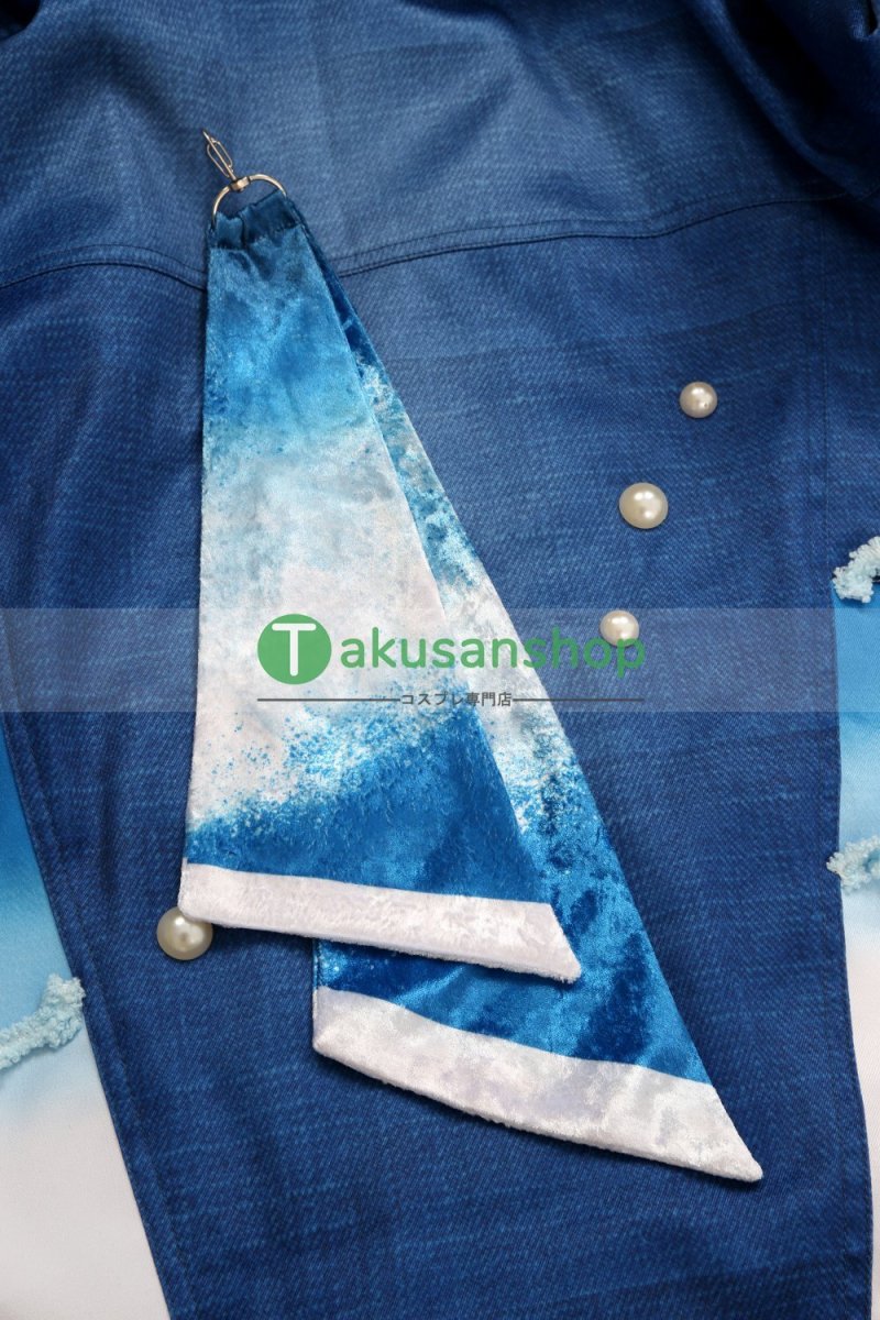 画像23: あんスタ あんさんぶるスターズ   十周年 Deep into you  Neptu  ネプトゥ 乙狩アドニス 神崎颯馬 遊木真 深海奏汰 月永レオ 青葉つむぎ 巴日和 風 コスチューム コスプレ衣装 オーダーメイド (23)