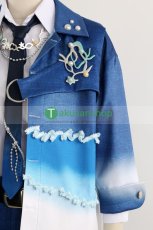 画像7: あんスタ あんさんぶるスターズ   十周年 Deep into you  Neptu  ネプトゥ 乙狩アドニス 神崎颯馬 遊木真 深海奏汰 月永レオ 青葉つむぎ 巴日和 風 コスチューム コスプレ衣装 オーダーメイド (7)