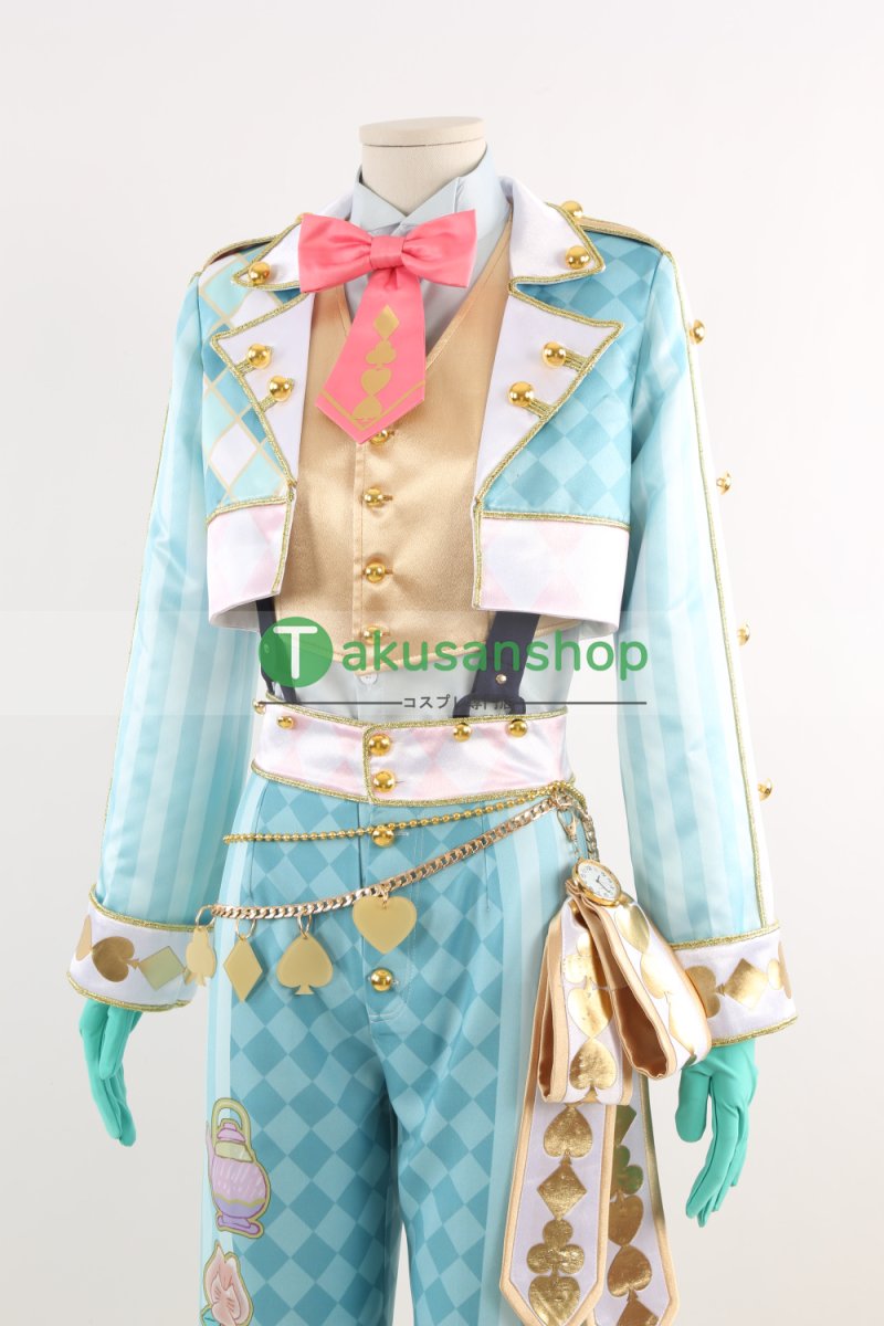 画像12: ツイステ ツイステッドワンダーランド 薔薇の王国のホワイトラビットフェス ラビット・ウェア  Floyd　フロイド  風 コスチューム コスプレ衣装 オーダーメイド (12)