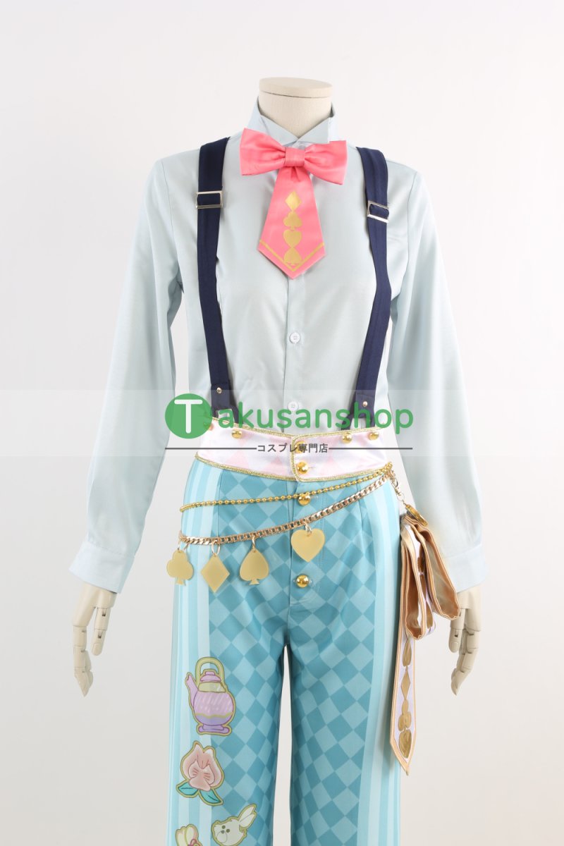 画像19: ツイステ ツイステッドワンダーランド 薔薇の王国のホワイトラビットフェス ラビット・ウェア  Floyd　フロイド  風 コスチューム コスプレ衣装 オーダーメイド (19)