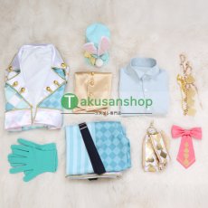 画像25: ツイステ ツイステッドワンダーランド 薔薇の王国のホワイトラビットフェス ラビット・ウェア  Floyd　フロイド  風 コスチューム コスプレ衣装 オーダーメイド (25)