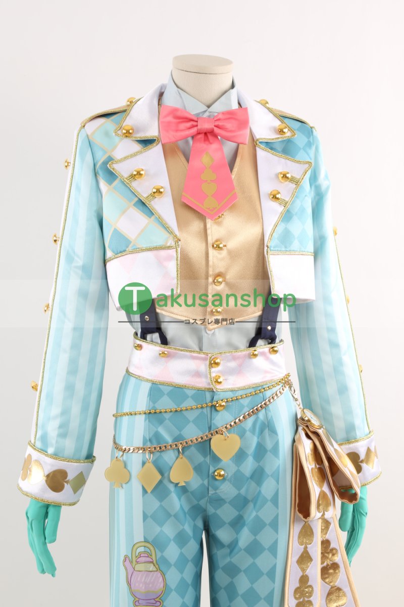 画像6: ツイステ ツイステッドワンダーランド 薔薇の王国のホワイトラビットフェス ラビット・ウェア  Floyd　フロイド  風 コスチューム コスプレ衣装 オーダーメイド (6)