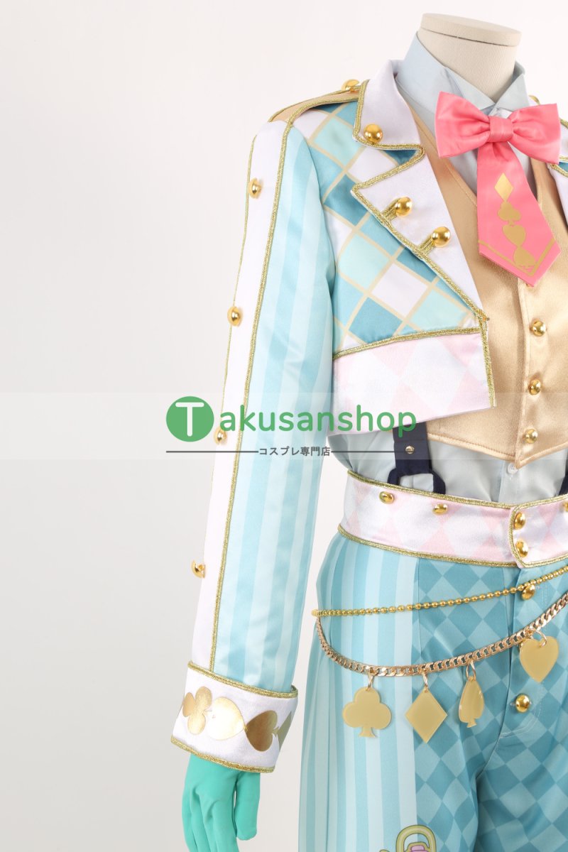 画像9: ツイステ ツイステッドワンダーランド 薔薇の王国のホワイトラビットフェス ラビット・ウェア  Floyd　フロイド  風 コスチューム コスプレ衣装 オーダーメイド (9)