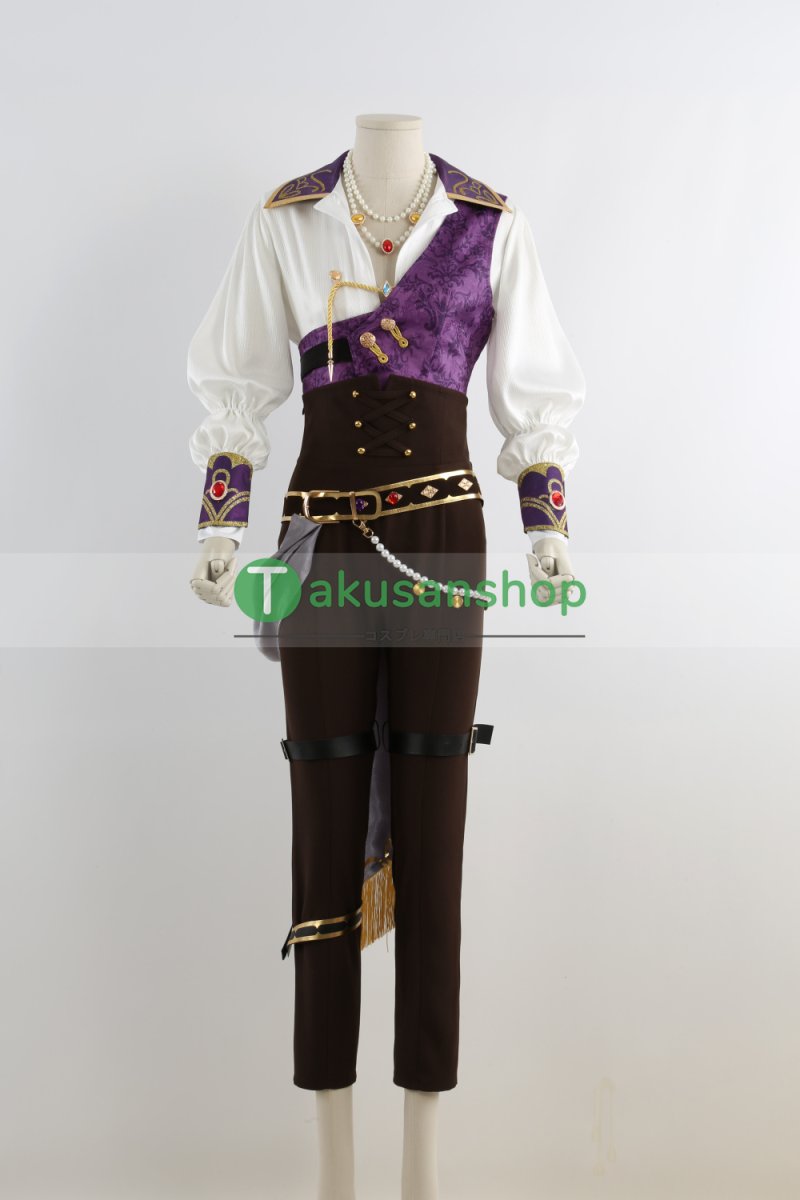 画像19: あんスタ あんさんぶるスターズ   ロイヤルフラッシュ 天城燐音 羽風薫  月永レオ 七種茨  風 コスチューム コスプレ衣装 オーダーメイド (19)