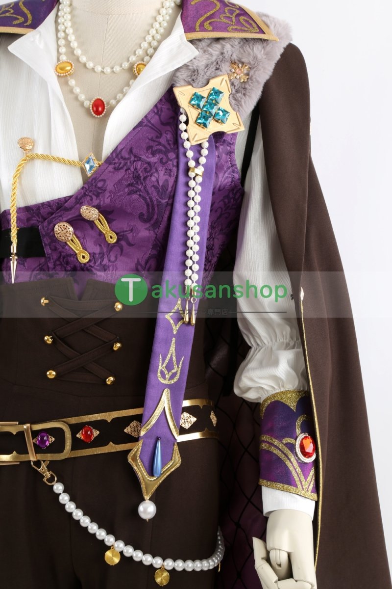 画像8: あんスタ あんさんぶるスターズ   ロイヤルフラッシュ 天城燐音 羽風薫  月永レオ 七種茨  風 コスチューム コスプレ衣装 オーダーメイド (8)