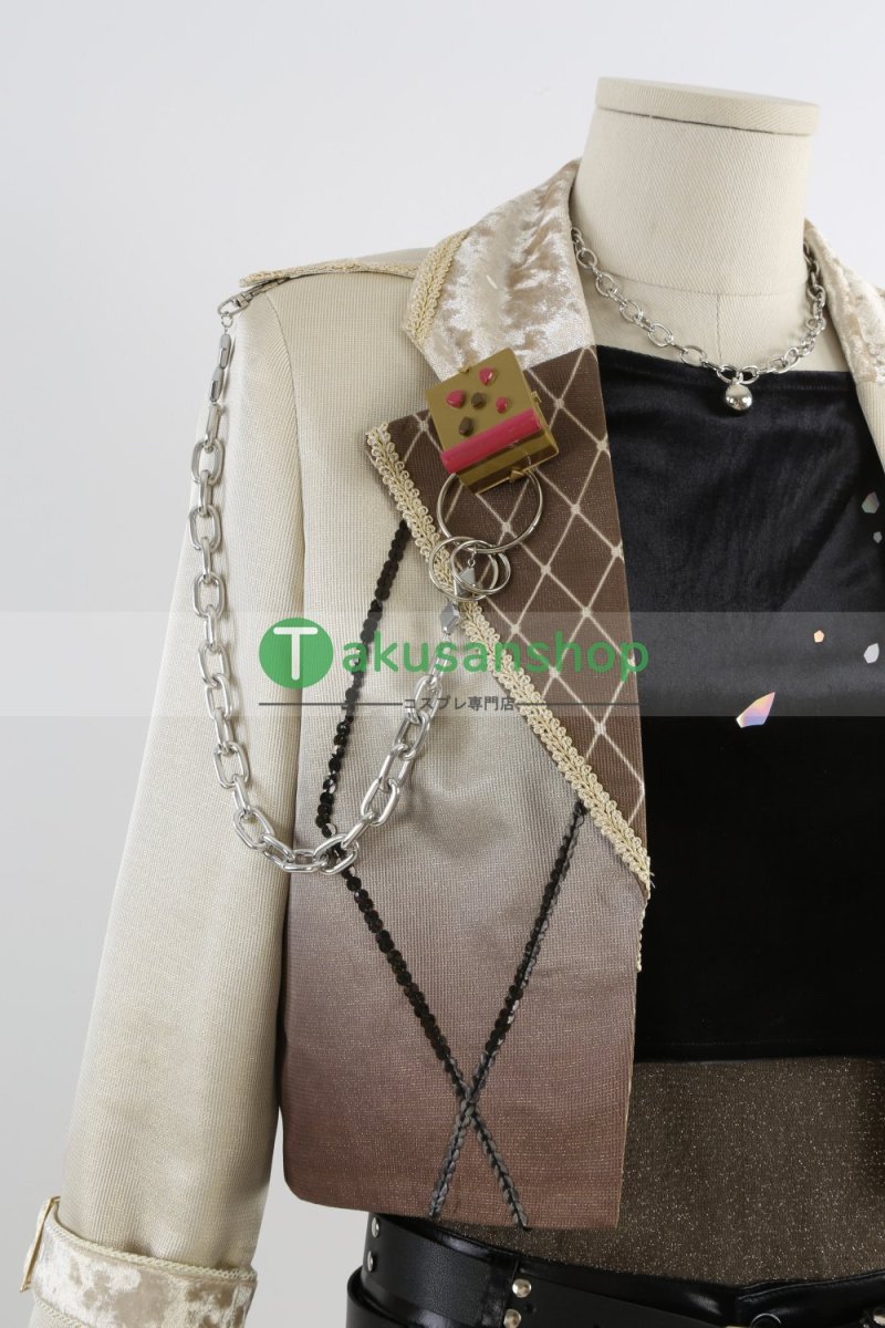 画像6: あんスタ あんさんぶるスターズ   MELLOW DEAR US 小鹿ジュイス 甘楽チトセ  円果望見 久遠舞珠  風 コスチューム コスプレ衣装 オーダーメイド (6)