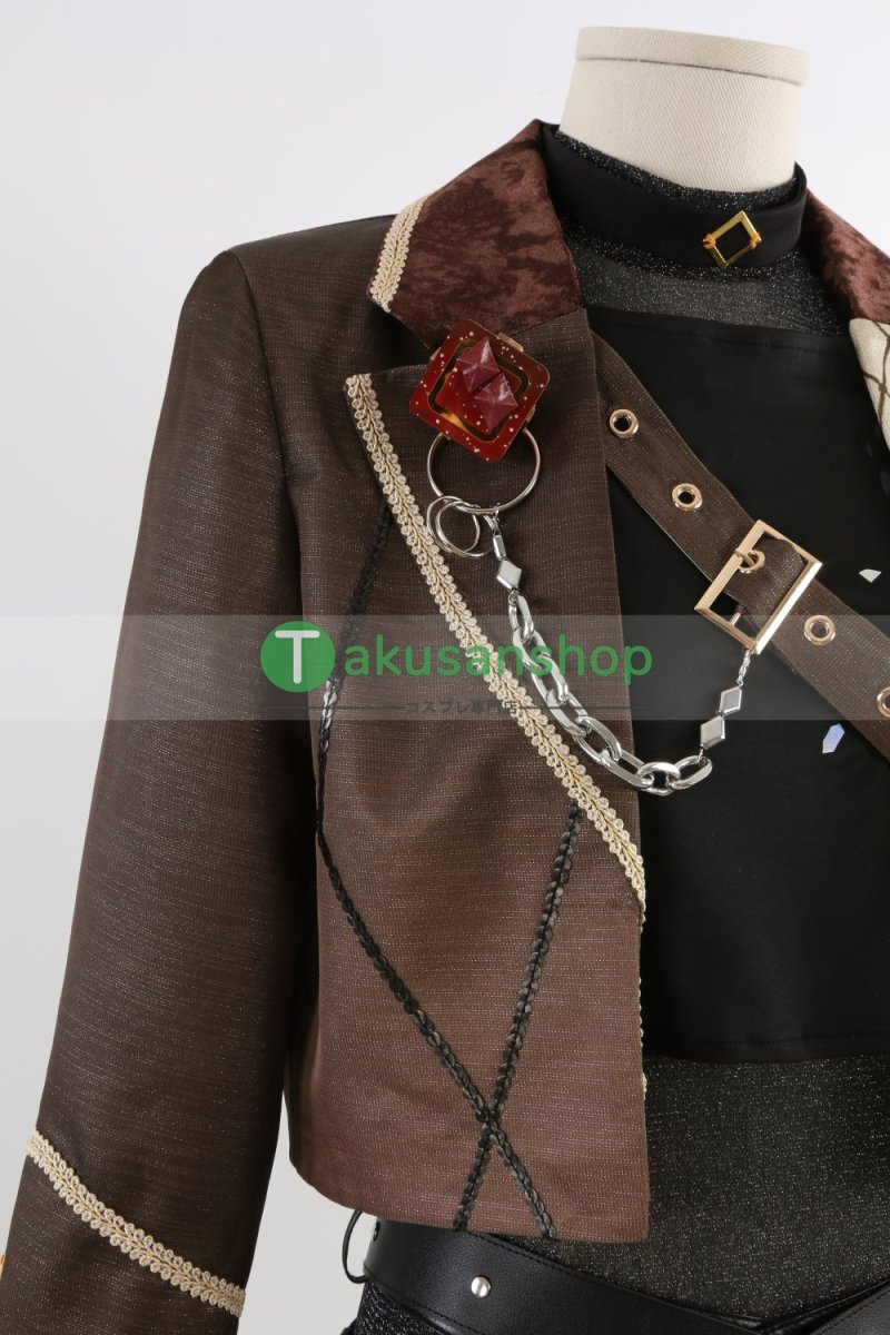 画像26: あんスタ あんさんぶるスターズ   MELLOW DEAR US 小鹿ジュイス 甘楽チトセ  円果望見 久遠舞珠  風 コスチューム コスプレ衣装 オーダーメイド (26)