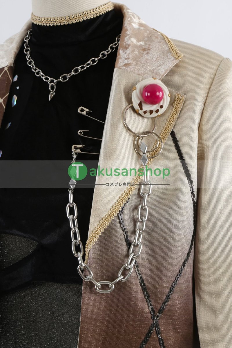 画像43: あんスタ あんさんぶるスターズ   MELLOW DEAR US 小鹿ジュイス 甘楽チトセ  円果望見 久遠舞珠  風 コスチューム コスプレ衣装 オーダーメイド (43)