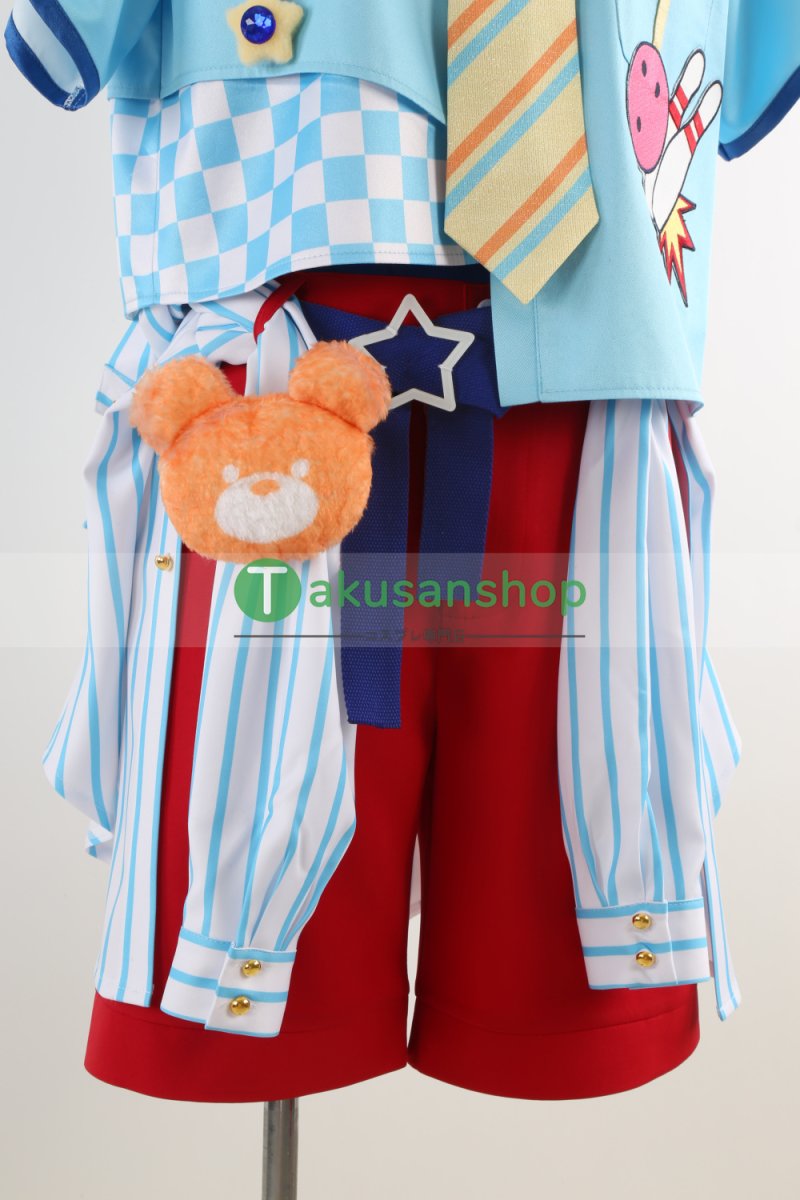 画像10: あんスタ あんさんぶるスターズ   シャッフルユニット  クマクマレスＱ  レスQベアズ  仁兎なずな 月永レオ 姫宮桃李 遊木真 カンナ   風 コスチューム コスプレ衣装 オーダーメイド (10)