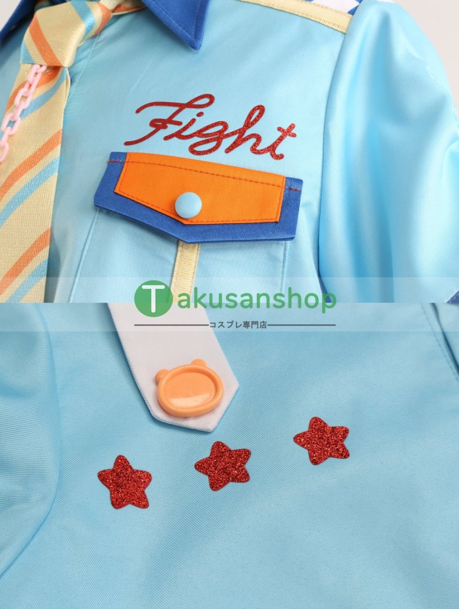 画像16: あんスタ あんさんぶるスターズ   シャッフルユニット  クマクマレスＱ  レスQベアズ  仁兎なずな 月永レオ 姫宮桃李 遊木真 カンナ   風 コスチューム コスプレ衣装 オーダーメイド (16)