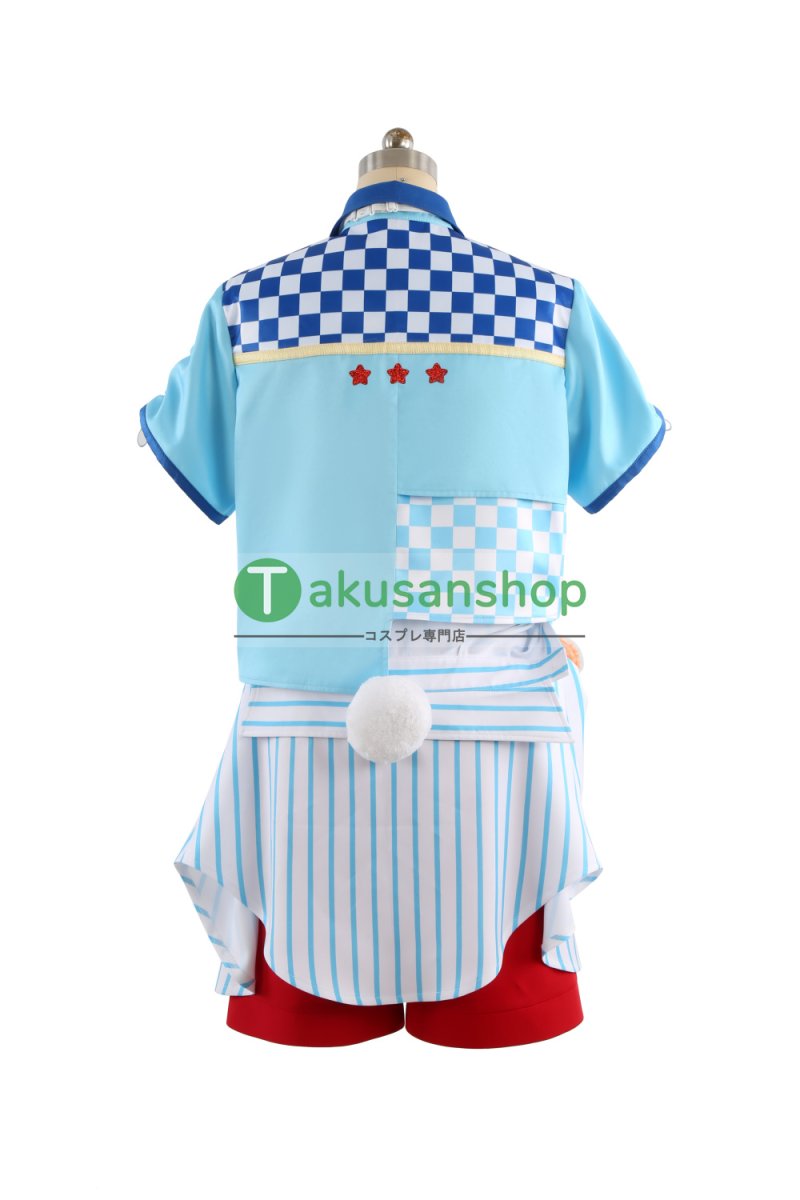 画像5: あんスタ あんさんぶるスターズ   シャッフルユニット  クマクマレスＱ  レスQベアズ  仁兎なずな 月永レオ 姫宮桃李 遊木真 カンナ   風 コスチューム コスプレ衣装 オーダーメイド (5)