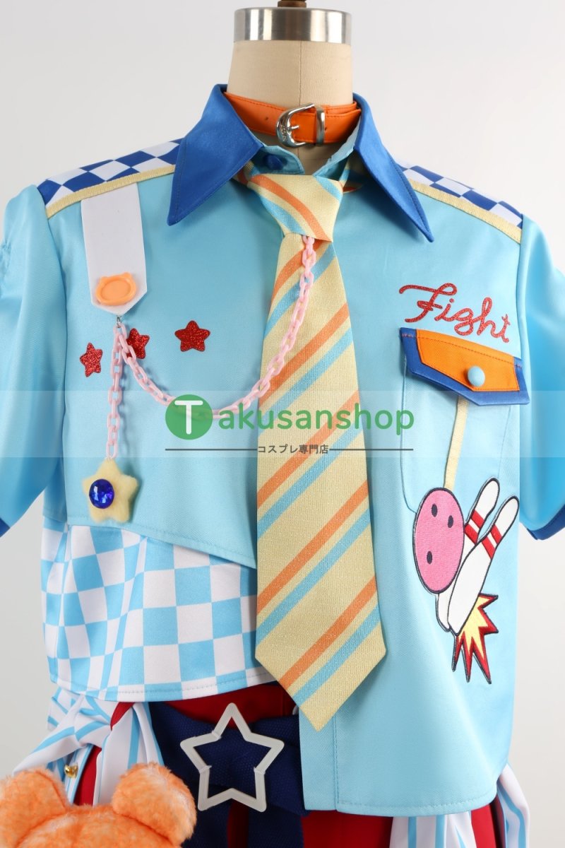 画像7: あんスタ あんさんぶるスターズ   シャッフルユニット  クマクマレスＱ  レスQベアズ  仁兎なずな 月永レオ 姫宮桃李 遊木真 カンナ   風 コスチューム コスプレ衣装 オーダーメイド (7)