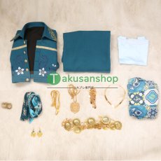 画像31: ツイステ ツイステッドワンダーランド  マリナフィーネ寮　ミナジール  Minajael   風 コスチューム コスプレ衣装 オーダーメイド (31)