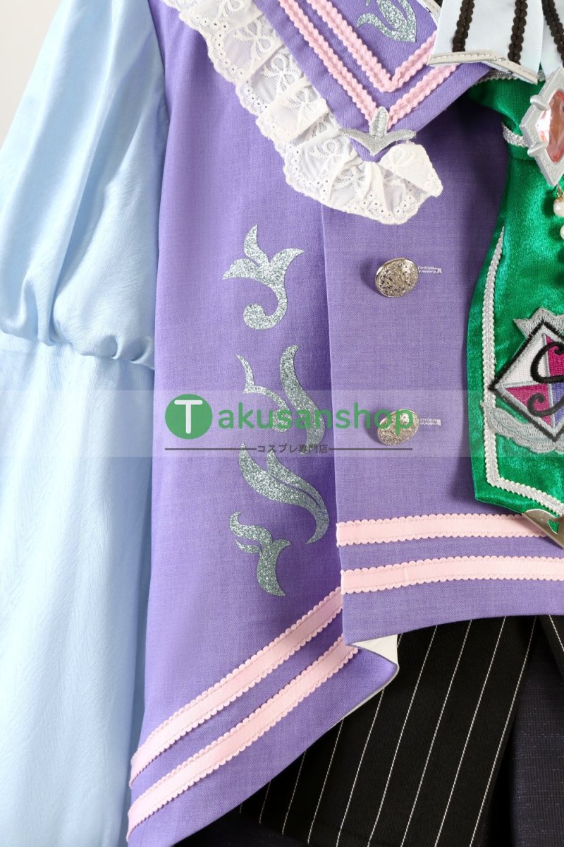 画像10: あんスタ   イベントワールドツアー編　The・プリティカルパレード   Special for Princess!  ユメ　カンナ　エス　ライカ　冴霧笑主 　花群冬芽　名都神無　 宝丈萊香   風 コスチューム コスプレ衣装 オーダーメイド (10)