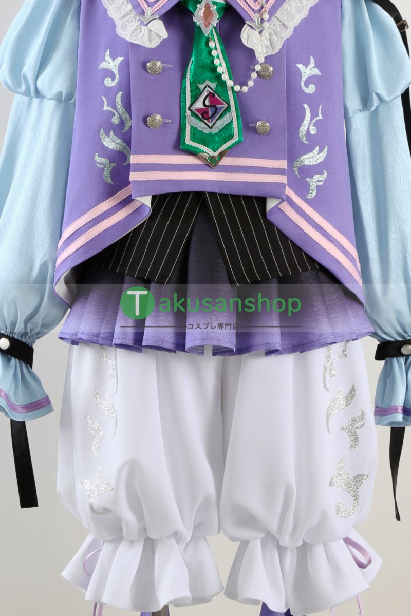 画像11: あんスタ   イベントワールドツアー編　The・プリティカルパレード   Special for Princess!  ユメ　カンナ　エス　ライカ　冴霧笑主 　花群冬芽　名都神無　 宝丈萊香   風 コスチューム コスプレ衣装 オーダーメイド (11)