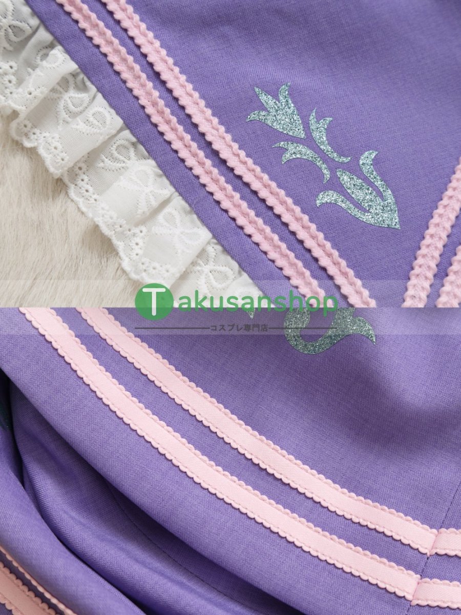 画像17: あんスタ   イベントワールドツアー編　The・プリティカルパレード   Special for Princess!  ユメ　カンナ　エス　ライカ　冴霧笑主 　花群冬芽　名都神無　 宝丈萊香   風 コスチューム コスプレ衣装 オーダーメイド (17)