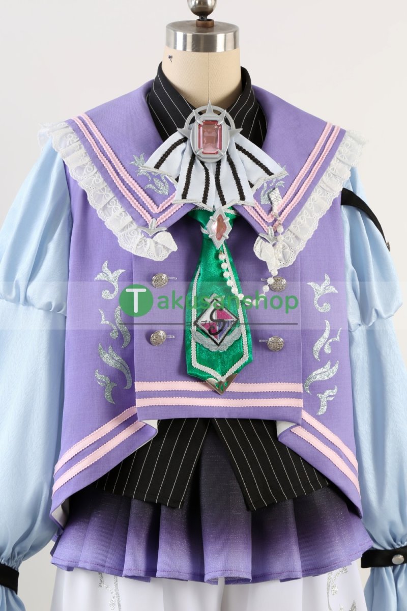 画像6: あんスタ   イベントワールドツアー編　The・プリティカルパレード   Special for Princess!  ユメ　カンナ　エス　ライカ　冴霧笑主 　花群冬芽　名都神無　 宝丈萊香   風 コスチューム コスプレ衣装 オーダーメイド (6)