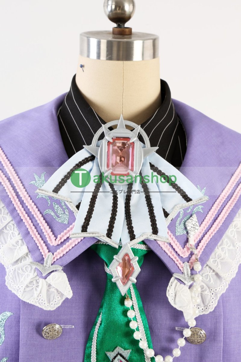 画像7: あんスタ   イベントワールドツアー編　The・プリティカルパレード   Special for Princess!  ユメ　カンナ　エス　ライカ　冴霧笑主 　花群冬芽　名都神無　 宝丈萊香   風 コスチューム コスプレ衣装 オーダーメイド (7)